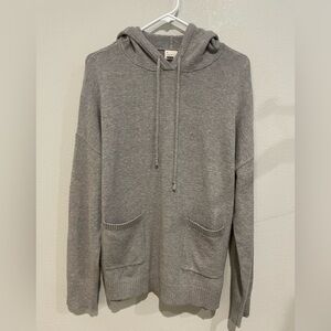a new day Gray Hooded women’s Sweater